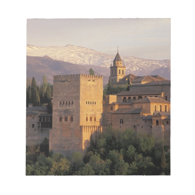 Spanien, Granada, Andalusien Alhambra Anteckningsblock (Framsida)
