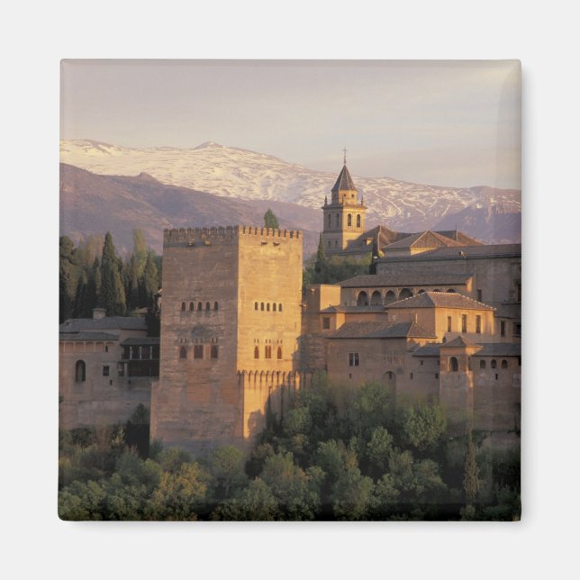 Spanien, Granada, Andalusien Alhambra Magnet (Framsidan)