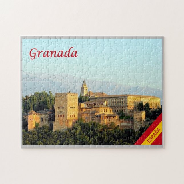 Spanien - Granada - Pussel (Horisontell)
