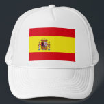Spanien Hat Truckerkeps<br><div class="desc">Visa ditt nationella pride vid sporten av denna underbara spanska Hat från zazzle.com/WorldTees.</div>