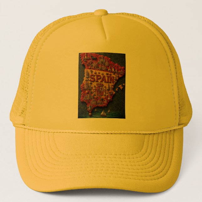 Spanien i 3D-mosaikkonst   Keps (Framsida)