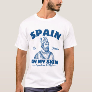 Spanien i min hud t shirt