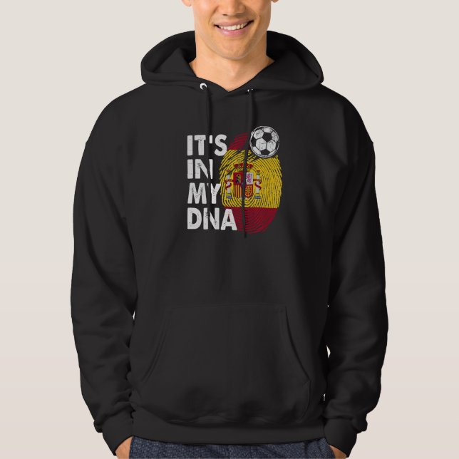 Spanien i mitt DNA-Flagga i Spanien Hoodie (Framsida)