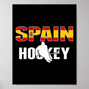 Spanien Is Hockey Älskare Tröja - Spanska Hockey T Poster