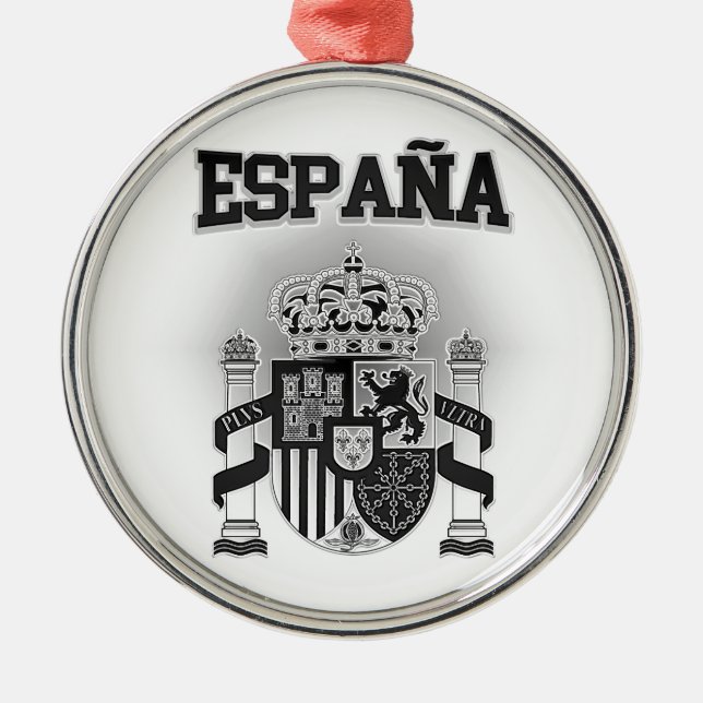 Spanien Jackar Arm Julgransprydnad Metall (Framsidan)