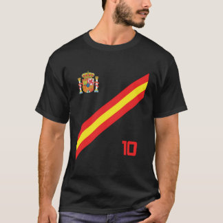 Spanien Jersey Stil Espana Barcelona Madrid T Shirt