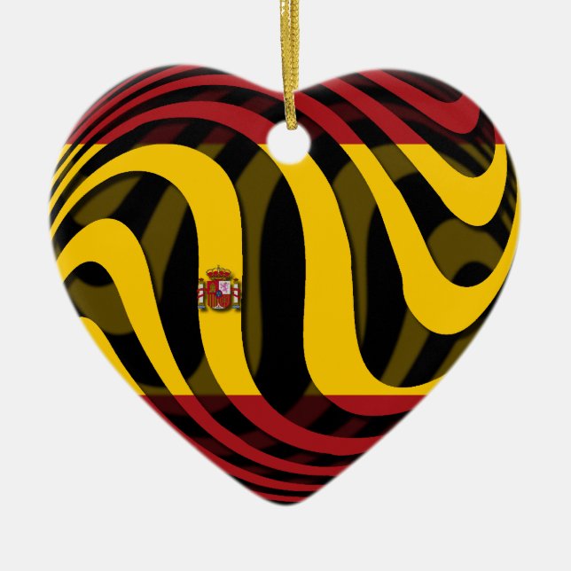 Spanien Julgransprydnad Keramik (Framsidan)