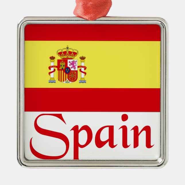 Spanien Julgransprydnad Metall (Framsidan)