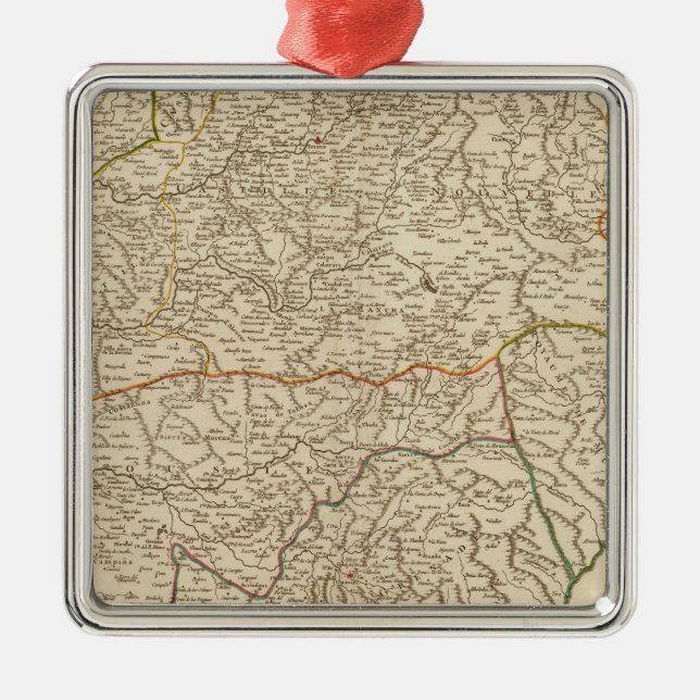 Spanien Julgransprydnad Metall (Framsidan)