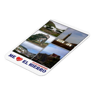 Spanien - Kanarieöarna - El Hierro - I Kärlek - Ma Magnet