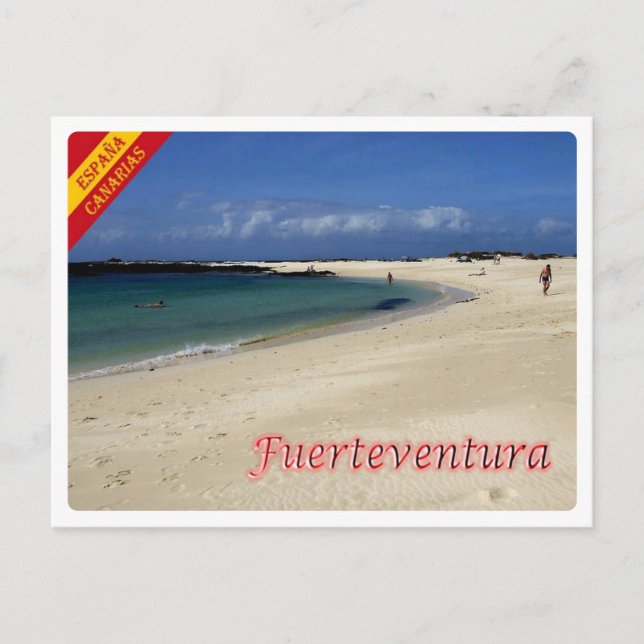 Spanien - Kanarieöarna - Fuerteventura - Vykort (Framsida)