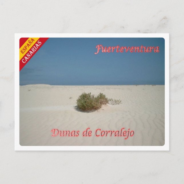 Spanien - Kanarieöarna - Fuerteventura - Vykort (Framsida)