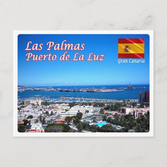 Spanien - Kanarieöarna - Gran Canaria - Vykort (Framsida)