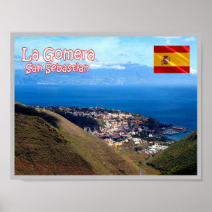 Spanien - Kanarieöarna - La Gomera - Poster