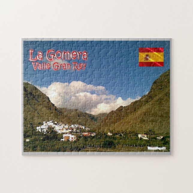 Spanien - Kanarieöarna - La Gomera - Pussel (Horisontell)