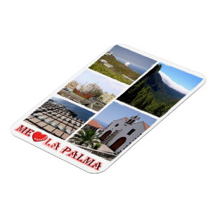Spanien - Kanarieöarna - La Palma - I Kärlek - Mag Magnet