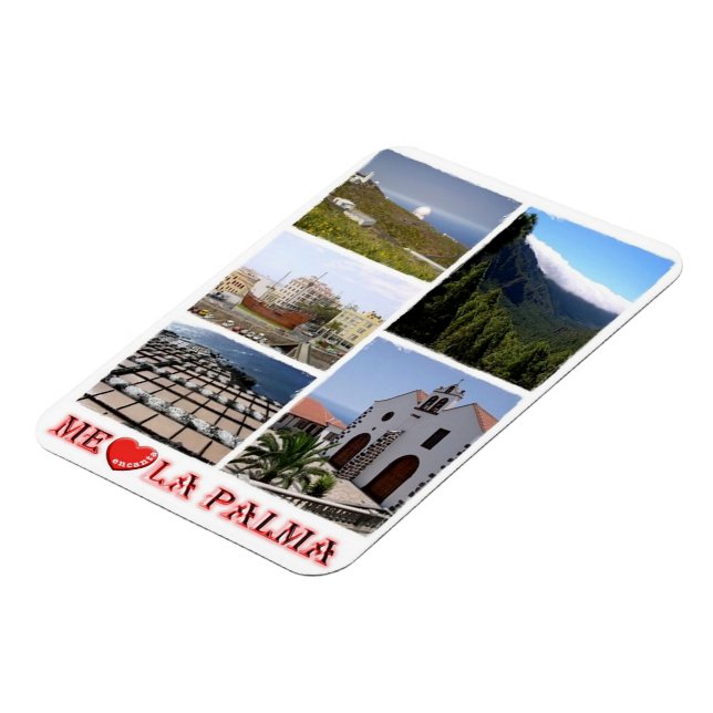 Spanien - Kanarieöarna - La Palma - I Kärlek - Mag Magnet (Vänstra Sidan)