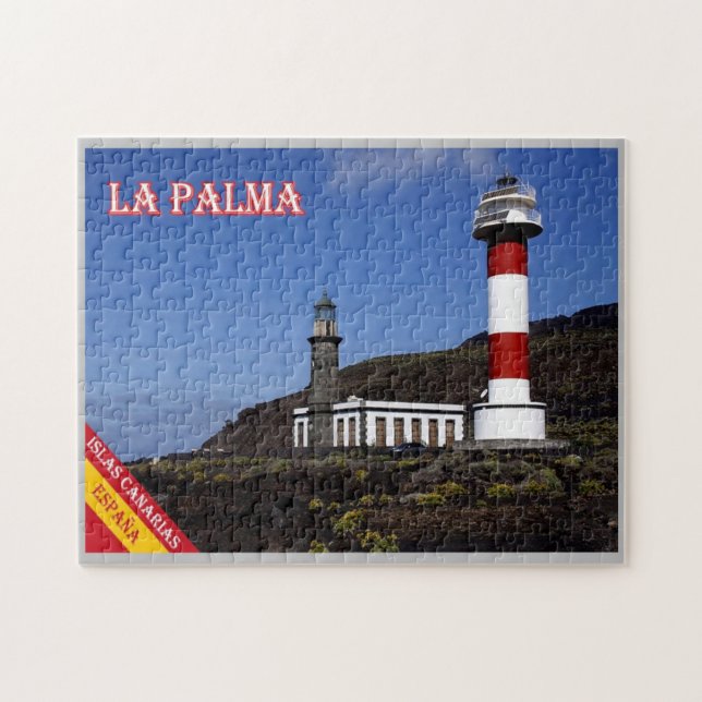 Spanien - Kanarieöarna - La Palma - Pussel (Horisontell)