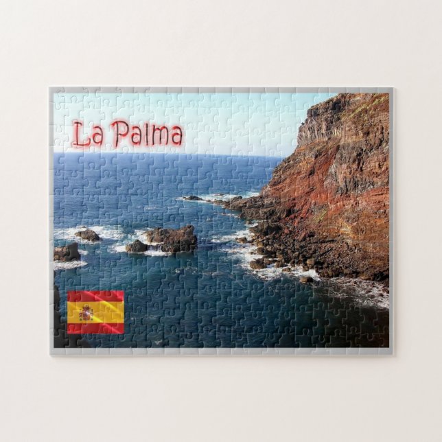 Spanien - Kanarieöarna - La Palma - Pussel (Horisontell)