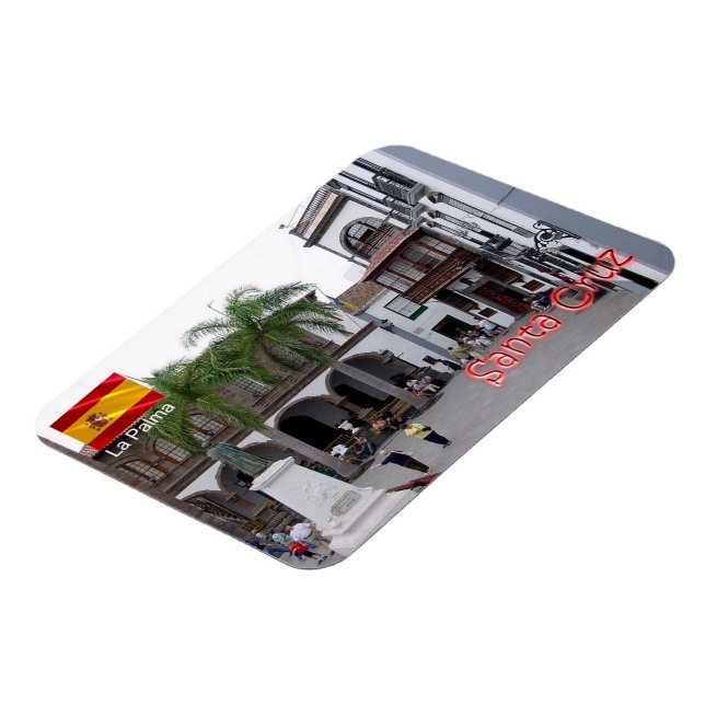 Spanien - Kanarieöarna - La Palma - Santa Cruz - Magnet (Vänstra Sidan)