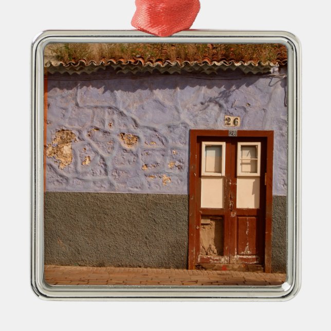 Spanien, Kanarieöarna, Tenerife, villa Julgransprydnad Metall (Framsidan)