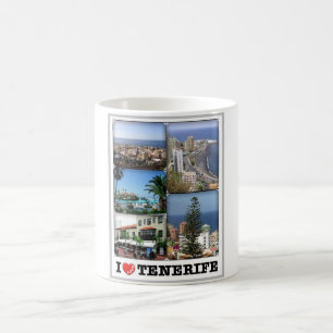 Spanien - Kanarieöarna - Teneriffa - I Kärlek - Kaffemugg