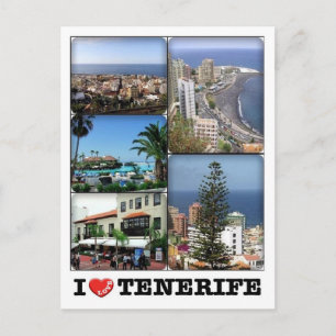 Spanien - Kanarieöarna - Teneriffa - I Kärlek - Vykort