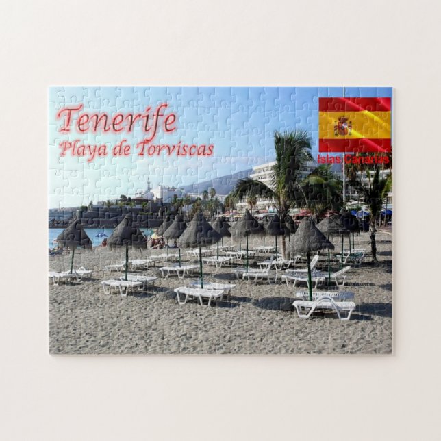 Spanien - Kanarieöarna - Teneriffa - Pussel (Horisontell)