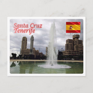Spanien - Kanarieöarna - Teneriffa - Santa Cruz - Vykort