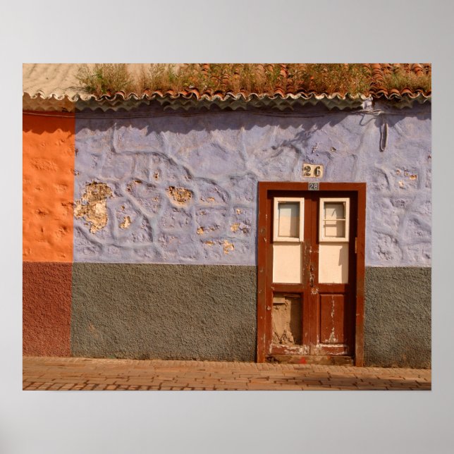 Spanien, Kanarieöarna, Teneriffa, villa Poster (Framsidan)