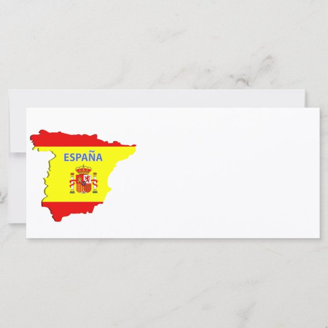 Spanien karta (Framsida)