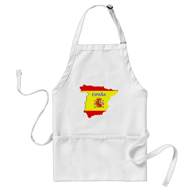 Spanien karta förkläde (Framsidan)