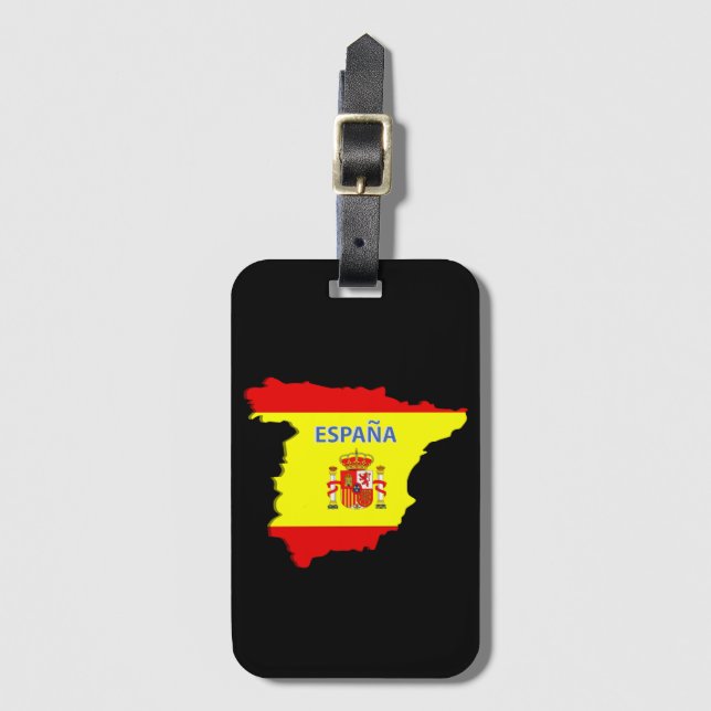 Spanien karta i Pad luft fodral Bagagebricka (Framsida vertikal)