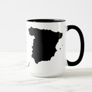 Spanien kartamugg mugg