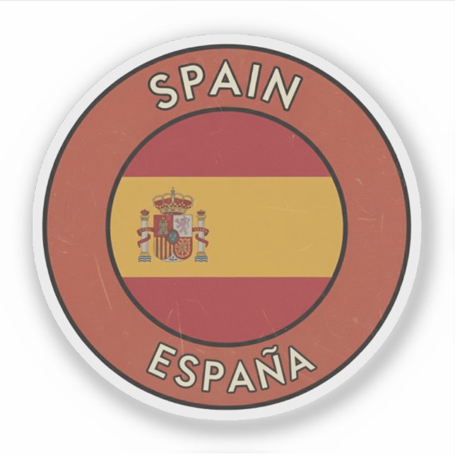 Spanien Klistermärken (Framsida)