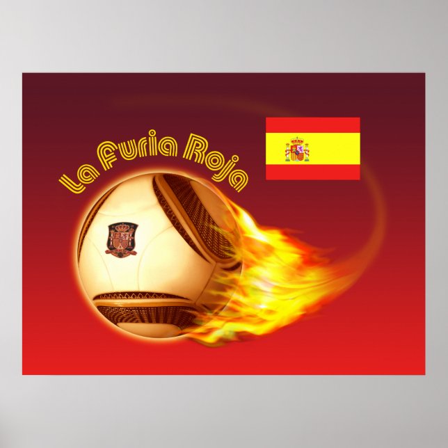 Spanien La Furia Roja 2 Poster (Framsidan)