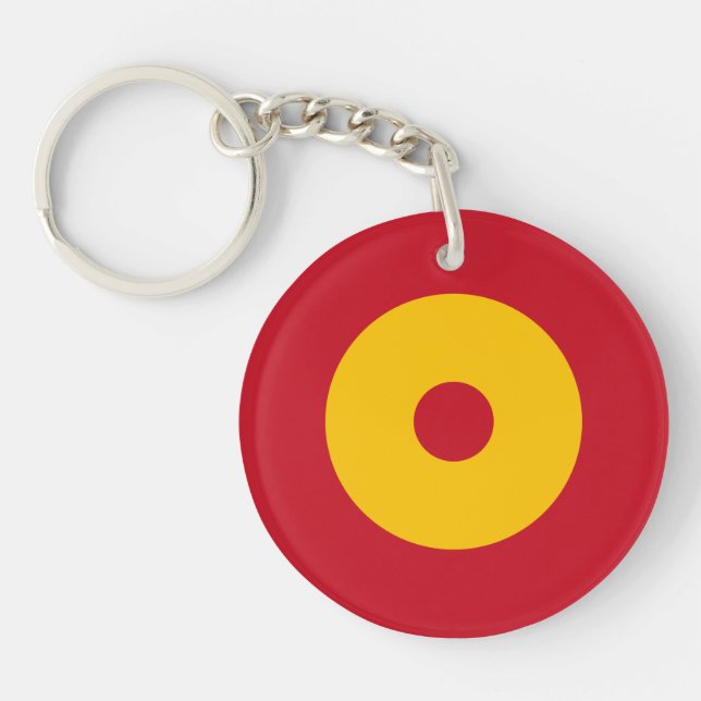 Spanien land flagga roundel round Circle symbol ar (Framsidan)