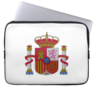 Spanien land vapensköld symbol emblem flagga laptop fodral