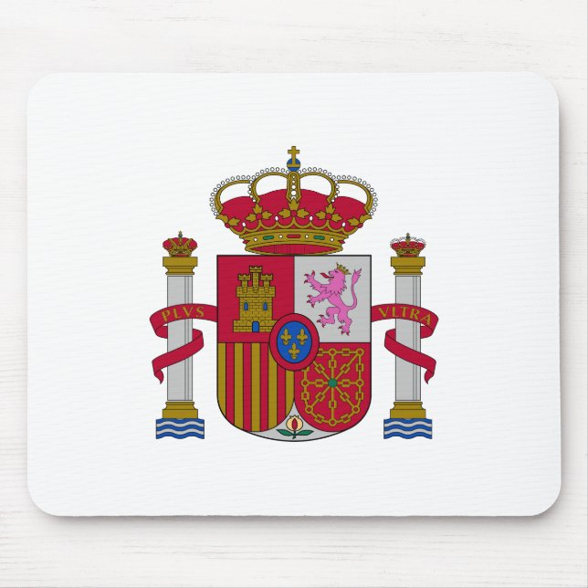 Spanien land vapensköld symbol emblem flagga musmatta (Framsidan)