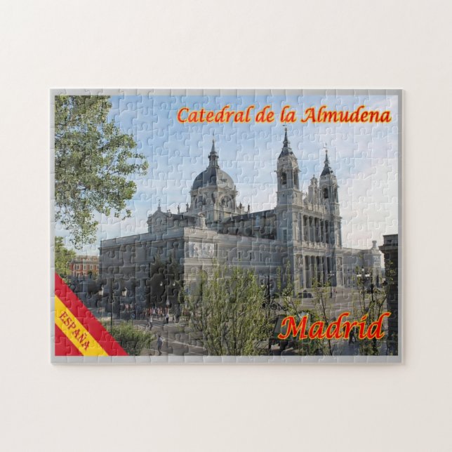 Spanien - Madrid - Almudena Cathedral - Pussel (Horisontell)