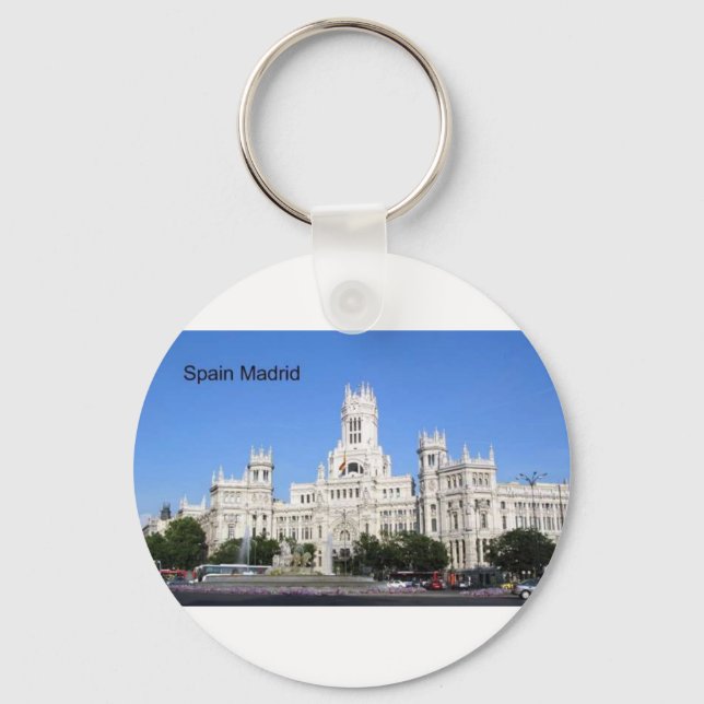 Spanien, Madrid City Hall Plaza de Cibeles (St.K.) Nyckelring (Framsida)