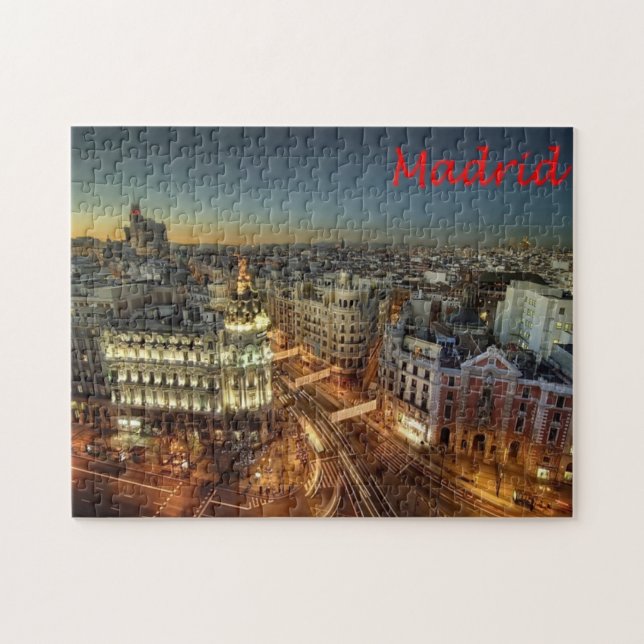 Spanien - Madrid - City - Pussel (Horisontell)