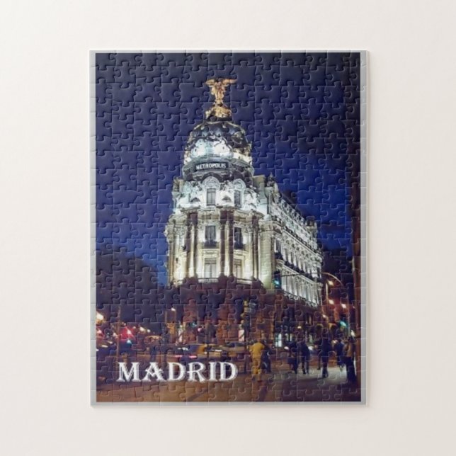 Spanien - Madrid - City - Pussel (Vertikal)