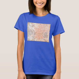 Spanien: Madrid karta, C1920 T-shirt