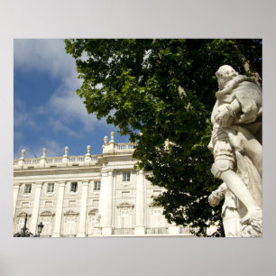 Spanien, Madrid. Kungliga palatset. Poster