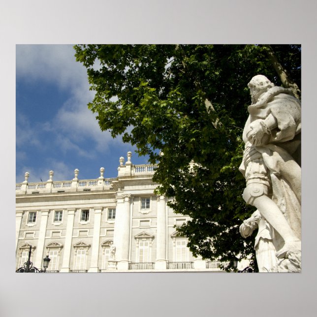 Spanien, Madrid. Kungliga palatset. Poster (Framsidan)