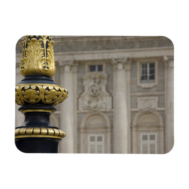 Spanien, Madrid. Kungliga palatset, utsmyckad förg Magnet (Horisontell)