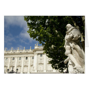 Spanien, Madrid. Kungliga slottet. Hälsningskort