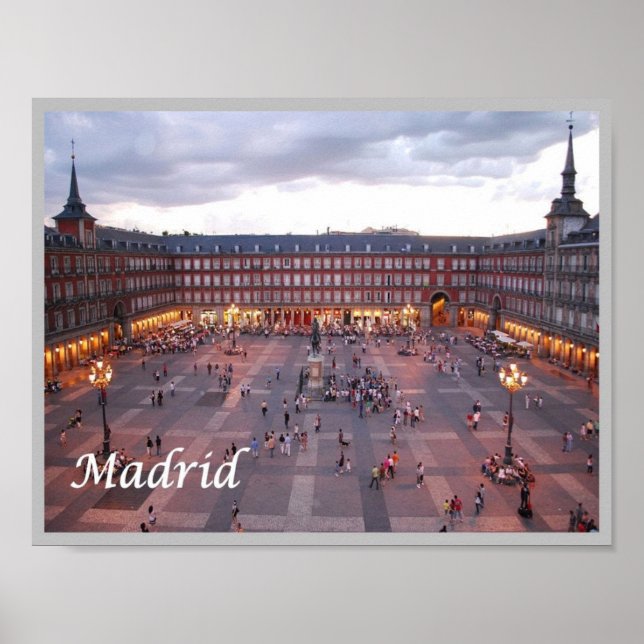 Spanien - Madrid - Mayor Square - Poster (Framsidan)