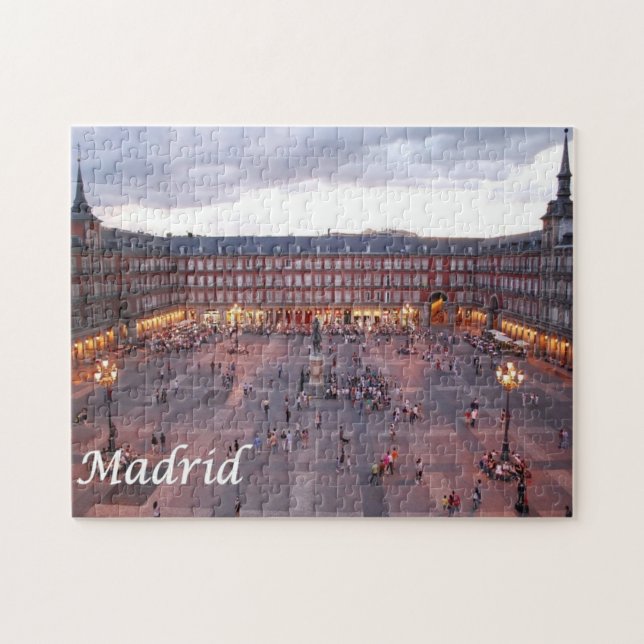 Spanien - Madrid - Mayor Square - Pussel (Horisontell)